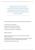 COMPREHENSIVE I HUMAN CASE STUDY[CULTURE QUIZ ( ONLINE) ABOUT A FEMALE MUSLIM PATIENT MAY AVOID EYE CONTACT] EXPERT FEEDBACK LATEST ACTUAL REVIEW