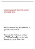 RED CROSS IN HAITI CASE STUDY EXPERT FEEDBACK LATEST ACTUAL REVIEW