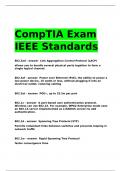 CompTIA Exam IEEE Standards