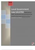 LGL 3702 Local Government Law Assgn 1 semester 2 2024