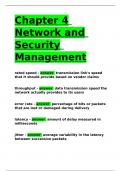 Chapter 4 Network and Security Management