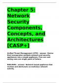 Chapter 5 Network Security Components, Concepts, and Architectures -CASP+-