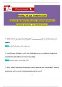 NR606 / NR 606 Midterm Exam Qs & Ans (Latest 2024 / 2025): Diagnosis & Management in Psychiatric Mental Health II Practicum (Verified Answers)