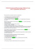 NURS 676 Advanced Pharmacology Midterm Exam (WCU) @Question And Answers