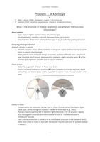 Perception - Problem 1 - A Keen Eye