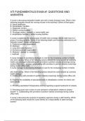 ATI FUNDAMENTALS EXAM #1 QUESTIONS AND ANSWERS 2024