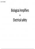 BIOLOGICAL AMPLIFIERS AND ELECTRICAL SAFETY