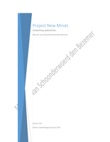 Uitwerking project New Minds Taak 4: plannen becommentarieren en actualiseren