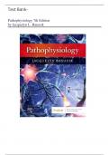 Test Bank - Pathophysiology 7th Edition ( Jacquelyn L. Banasik, 2021) Instant Download|| Latest Edition