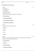 AAMI MICROBIOLOGY FOR EMBALMERS UNIT 2 QUESTIONS WITH VERIFIED ANSWERS ALREADY GRADED A+