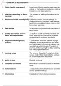 UNITEK CH. 3 DOCUMENTATION QUESTIONS WITH VERIFIED ANSWERS ALREADY GRADED A+