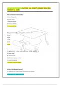 NYS NOTARY TEST EXAM QUESTION AND CORRECT ANSWERS (2024-2025) COMPLETE A+ SCORE 