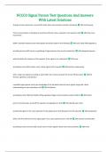 NCCCO Signal Person Test Questions And Answers With Latest Solutions