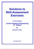 Solutions to Skill-Assessment Exercises