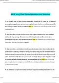 AHIP 2023 Final Exam  Questions and Answers Updated (Verified Answers)