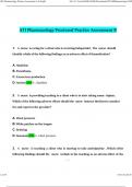 ATI Pharmacology Proctored Practice Assessment B Questions and Answers Latest | 100% Correct Answers