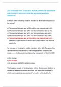 LSU ECON 2030 TEST 3 2024-2025 |ACTUAL COMPLETE QUESTIONS  AND CORRECT ANSWERS (VERIFIED ANSWERS ) ALREADY  GRADED A+.