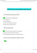 EVOC Final exam Questions and Answers Updated (Verified Answers)