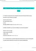  EMT FISDAP Final Exam Questions and Answers Updated (Verified Answers)