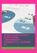 RCRA EXAM LATEST QUESTIONS (ANSWERED) CORRECTLY, SCORED A+