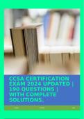 CCSA EXAM PACKAGE DEAL (2024) GRADED A+