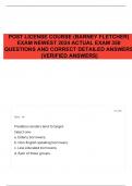 POST LICENSE COURSE (BARNEY FLETCHER) EXAM NEWEST 2024 ACTUAL EXAM 350 QUESTIONS AND CORRECT DETAILED ANSWERS (VERIFIED ANSWERS)