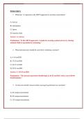 FISDAP OBGYN / Pediatrics & Obstetrics/Gynecology Exam Practice Questions and Answers Latest (2024 / 2025) (Verified Answers)