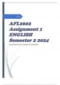  AFL2602 Assignment 1 ENGLISH Semester 2 2024