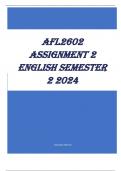 AFL2602 Assignment 2 ENGLISH Semester 2 2024