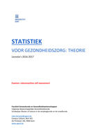 Samenvatting Statistiek 2016-2017