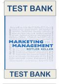 Test Bank for Marketing Management 15th Edition by Keller & Kotler ISBN: 9780133856460 Complete All Chapters (Revised Version)