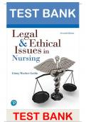 Test Bank for Legal & Ethical Issues in Nursing, 7th Edition by Ginny Wacker Guido