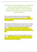 UHC ETHICS & COMPLIANCE/ETHICS  COMPLIANCE TEST UHC NEWEST VERSION ACTUAL 130  QUESTION AND CORRECT DETAILED VERIFIED ANSWERS FROM VERIFIED SOURCES BY EXPERT RATED A GRADE.