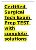 Certified Surgical Tech Exam Prep