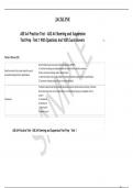  ASE A4 Practice Test - ASE A4 Steering and Suspension Test Prep - Test 1 With Questions And 100% Sure Answers