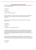 Mental Health Nursing Boyd Exam 1 with answers One of the major problems facing individuals with mental illness and their families is stigman. What is inconsistent with stigmatization?  a. discrimination b. prejudice c. misunderstanding d. approval - corr