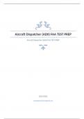 Aircraft Dispatcher Question and answers rated A+