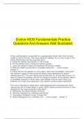  Evolve HESI Fundamentals Practice Questions And Answers Well Illustrated.