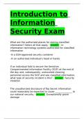 Introduction to Information Security Exam