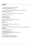 CEA201  questions with correct answers