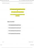 ATI Fundamental Proctored Form A, B, C & ATI Fundamental Proctored Exam(2023 / 2024)Questions And Rationalized Answers 100% Verified