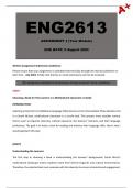 ENG2613 Assignment 3 (Detailed Answers) Year Module - Due 5 August 2024