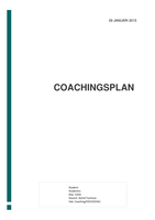 Coachingsplan (8,5)