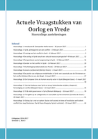 Actuele vraagstukken van oorlog en vrede aantekeningen hoorcolleges