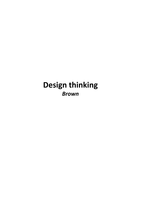 Samenvatting artikel: Design thinking