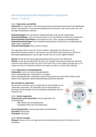 Samenvatting Management en Organisatie Online Module Edumundo Module 1 t/m 7 