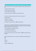 BOC Urinalysis-Questions with Correct Answers/ Latest Update/ 100% Pass