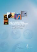 THE ECONOMICS OF INTELLECTUAL PROPERTY Suggestions for Further Research in Developing Countries and Countries with Economies in Transition