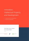 Innovation, Intellectual Property, and Development-A BETTER SET OF APPROACHES FOR THE 21st CENTURY.