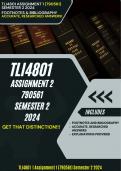 DISTINCTION ANSWERS TLI4801 Assignment 1 (790561) Sem2 2024 (Footnotes and Bibliography Included)